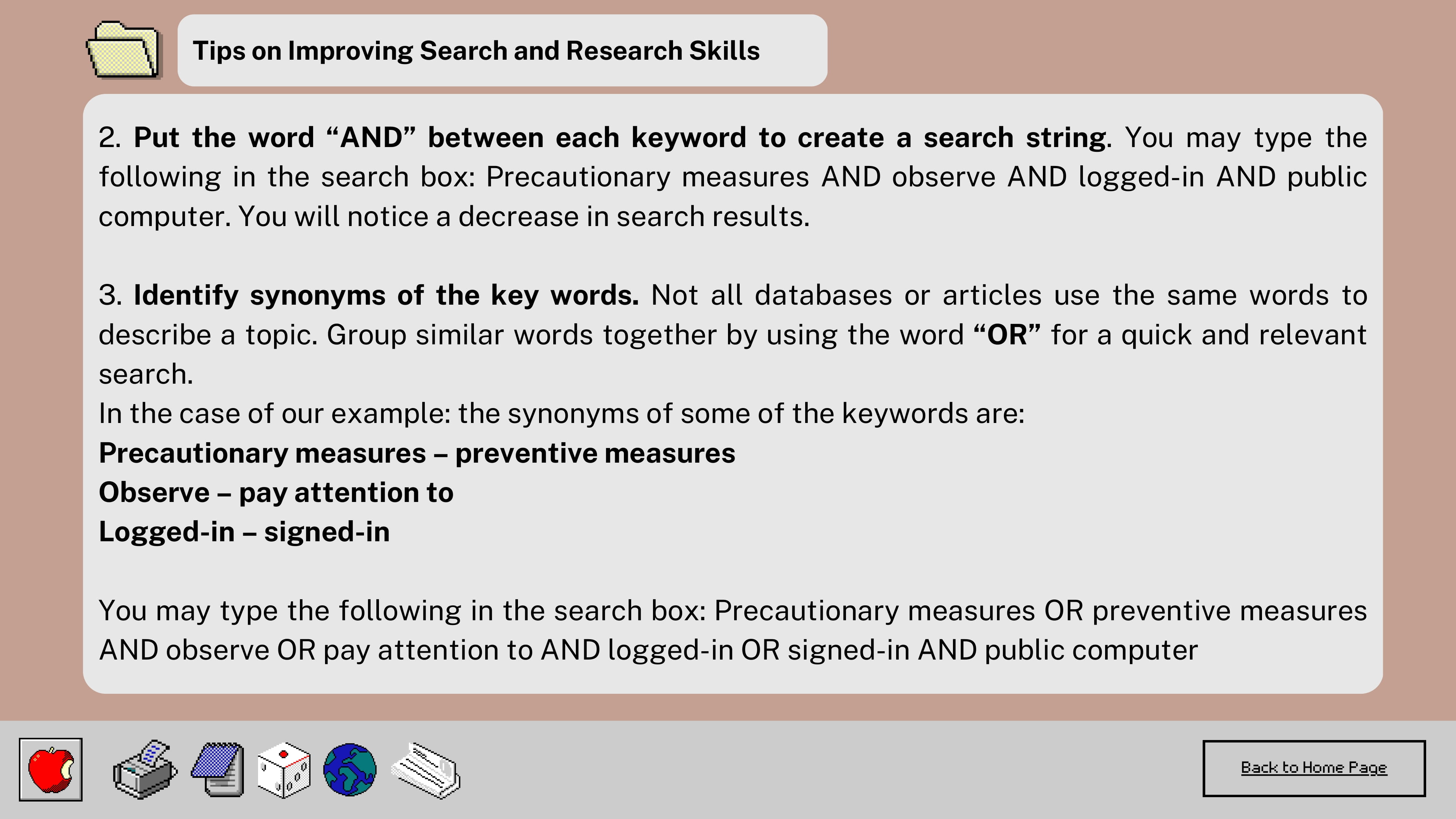 Lesson 3 - Additional 8