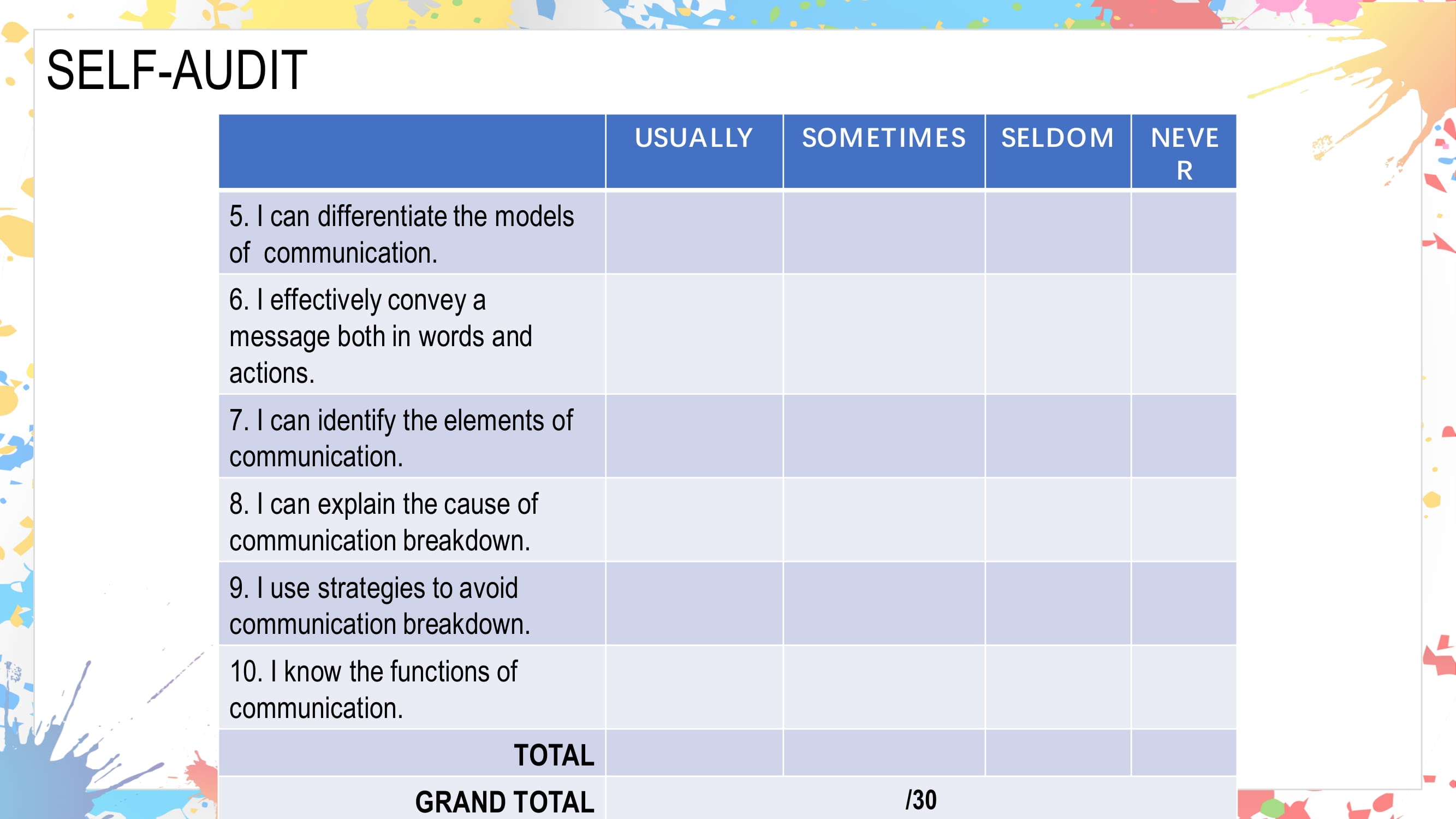 Lesson 1 - Additional 4